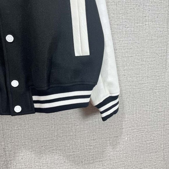 Louis Vuitton Velvet Patched Embroidered Baseball Jacket - Picture 7 of 8
